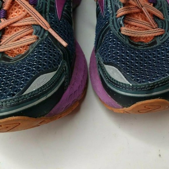 Brooks Women's Adrenaline GTS 15 Blue Purple Shoes - Picture 4 of 12